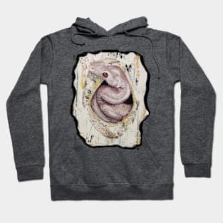 Hatching White Snake - albino phyton, reptiles Hoodie